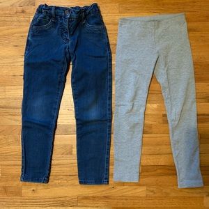 Hanna Andersson Jeans / Jegging and Tea legging